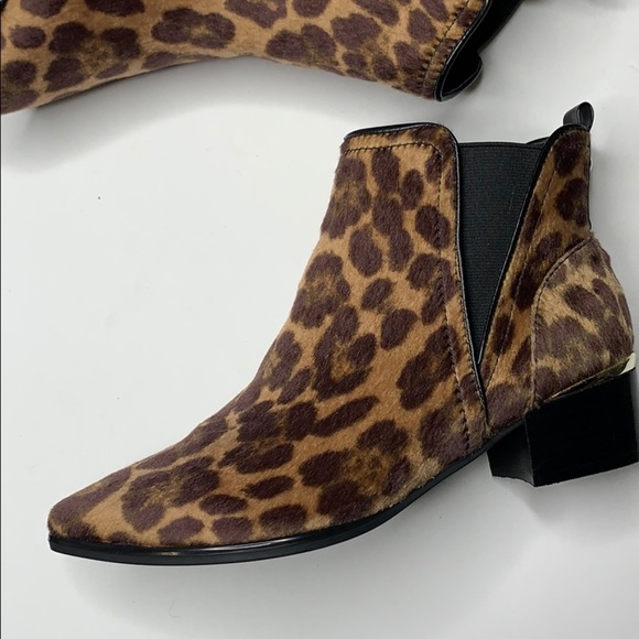 NWOT NINE‎ WEST  Ankle Boots Faux Fur Size 6 - Picture 2 of 6